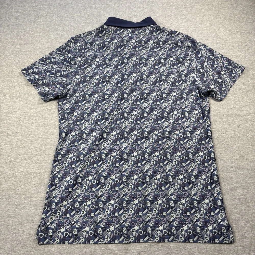 Ben Sherman Sport Button Golf Polo Shirt Top Short Sleeve‎ Men's Medium New NWT